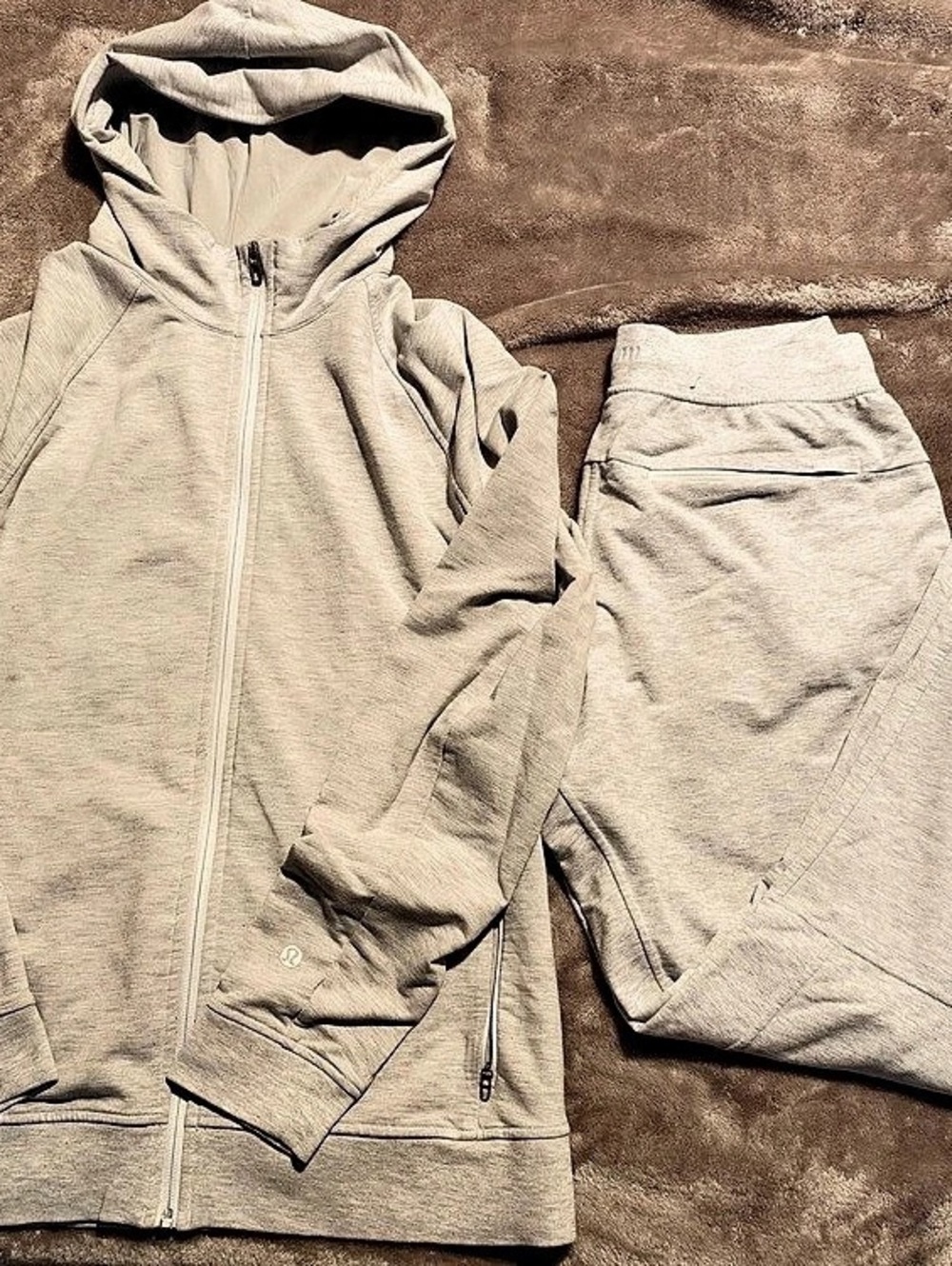 Lululemon City Sweat Full Zip Hoodie and Jogger Set Matching Jacket & Jogger Set
